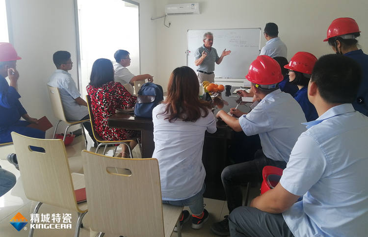 湖南维多利亚老品牌vic特邀意大利专家举行质量治理培训