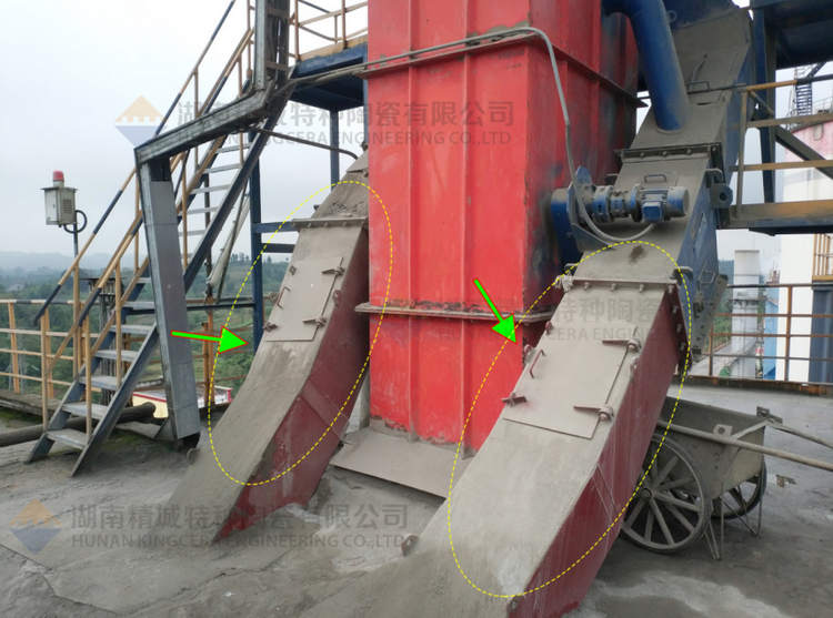 维多利亚老品牌vic特瓷牌耐磨陶瓷内衬下料溜槽