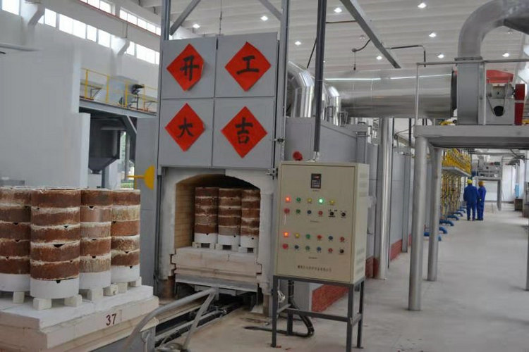 热烈庆祝湖南维多利亚老品牌vic特瓷年产2400吨氧化铝煅烧窑燃烧运行