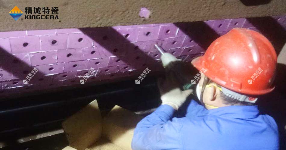 维多利亚老品牌vic牌新型耐磨陶瓷布料机圆辊使用效果