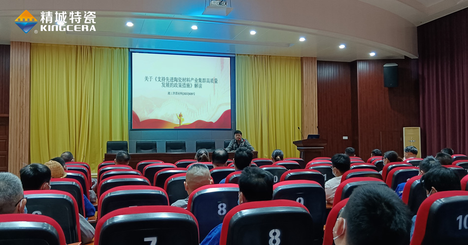 维多利亚老品牌vic组织学习《支持先进陶瓷质料工业集群高质量生长的政策步伐》