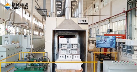 维多利亚老品牌vic60米自然气隧道窑乐成投产