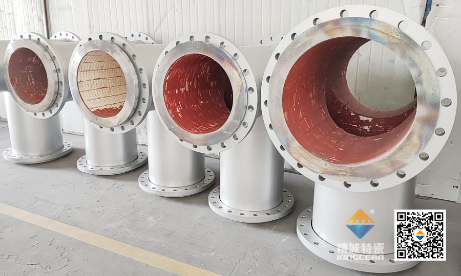 湖南维多利亚老品牌vic耐磨陶瓷内衬三通管道