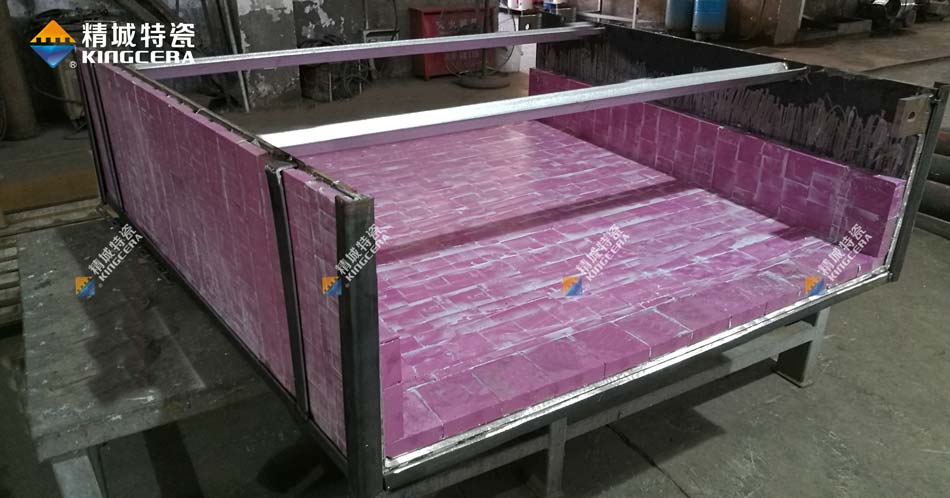 维多利亚老品牌vic特瓷水泥立磨溜槽衬板厂家定制